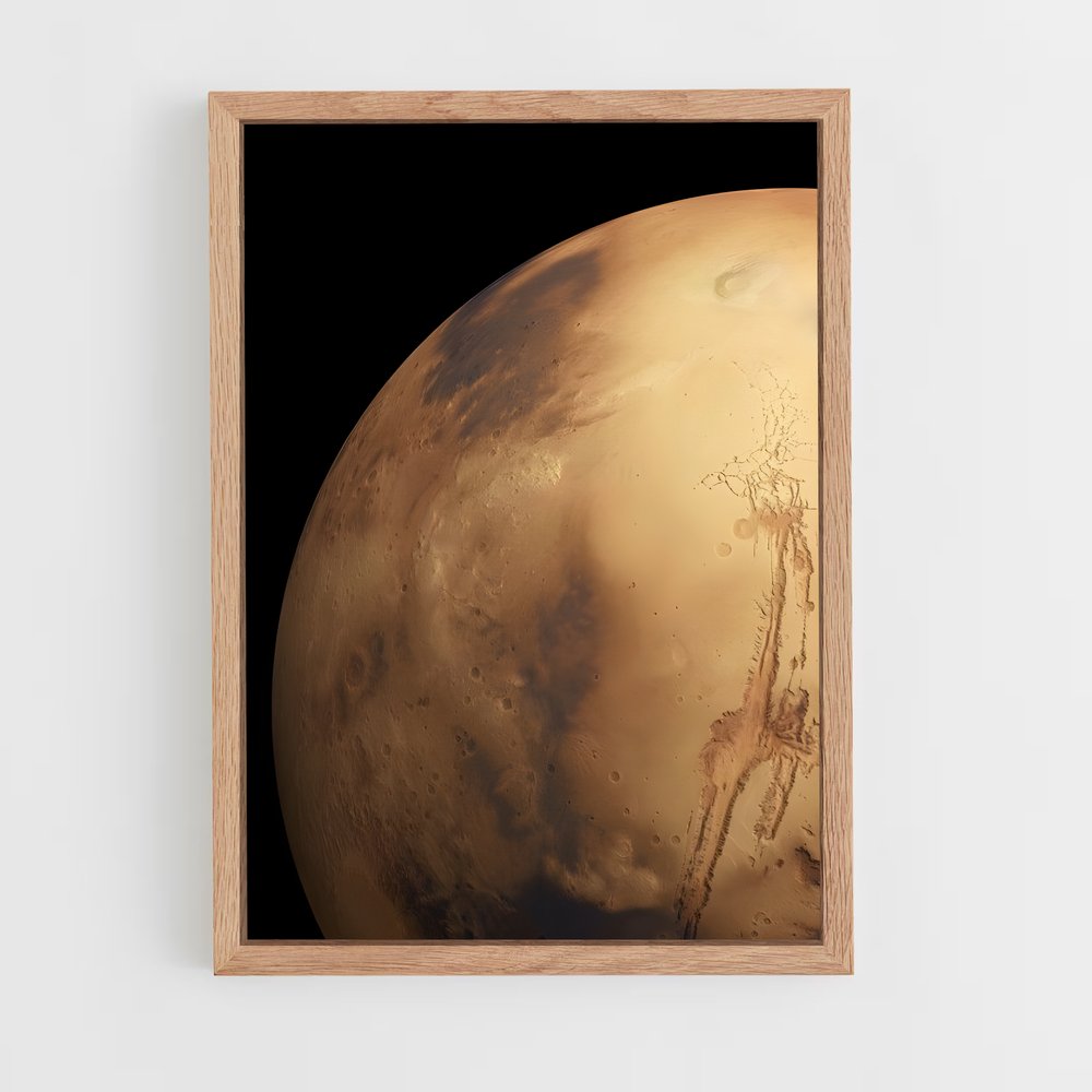 Poster Échos de Mars – affiche Système solaire (vue 4)